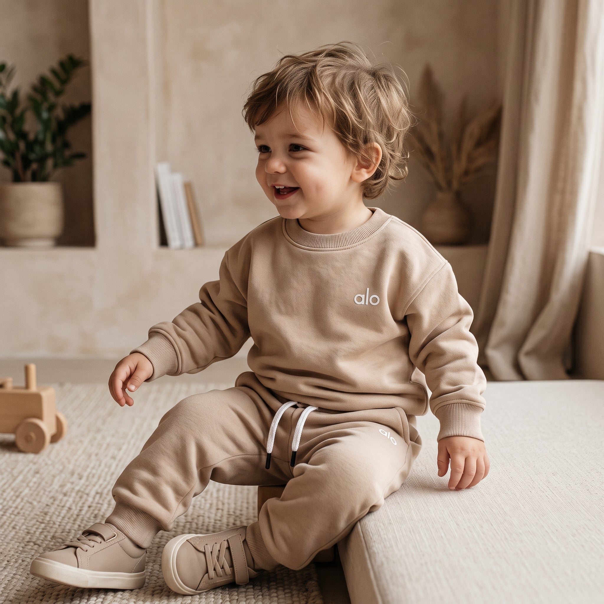 Figo - Camel Luxe Fleece Track Suit (Unisex)