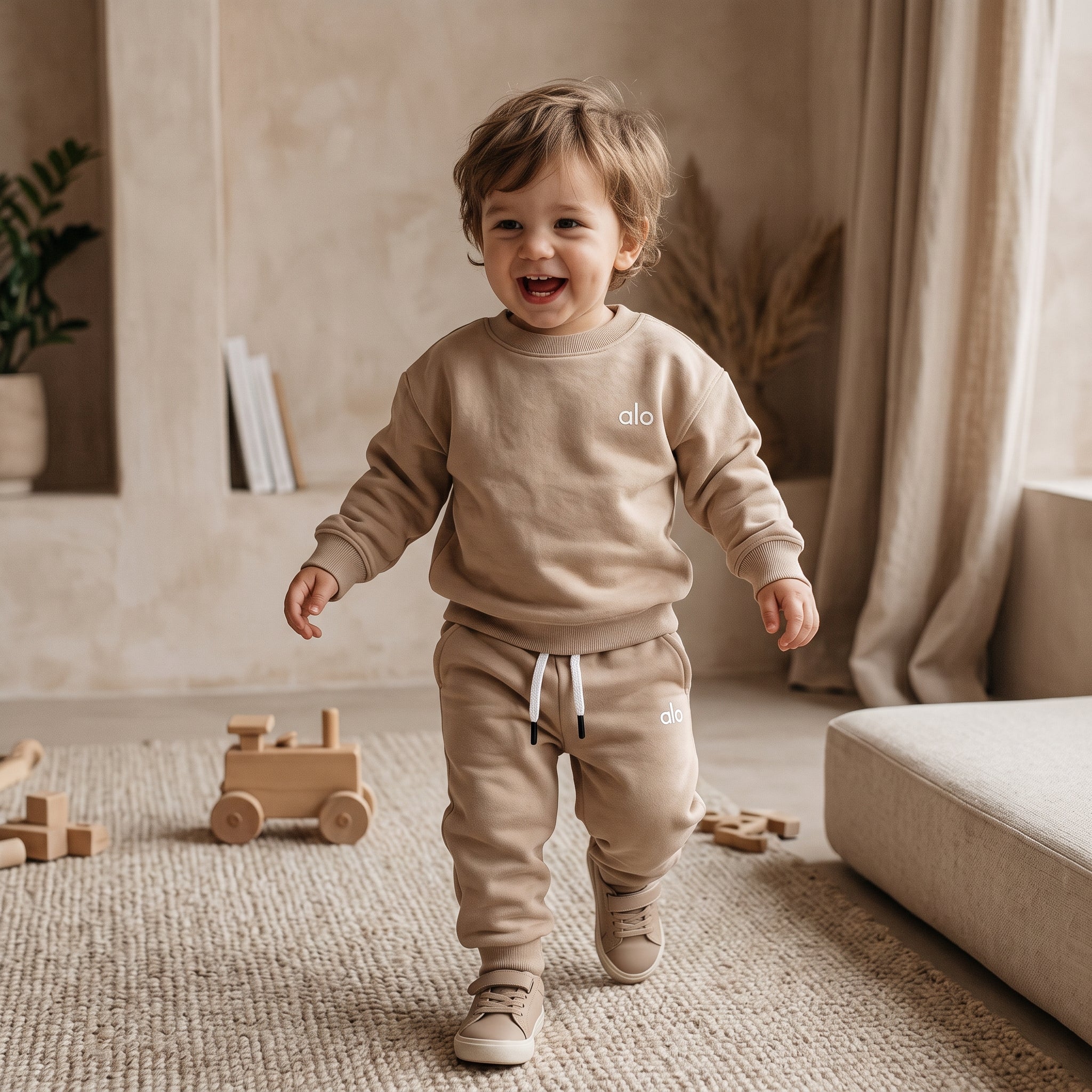 Figo - Camel Luxe Fleece Track Suit (Unisex)