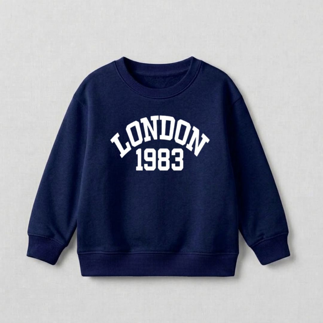 London 1983 Sweat Shirt - Navy Blue