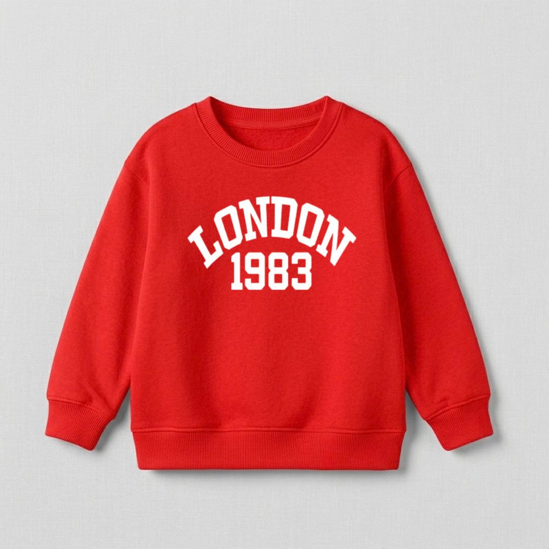 London 1983 Sweat Shirt - Orange