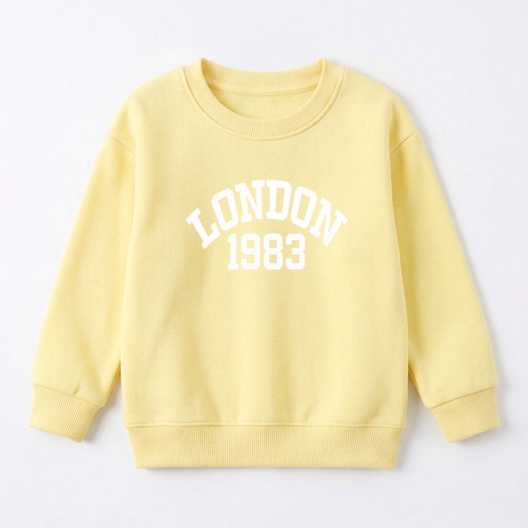 London 1983 Sweat Shirt - Yellow