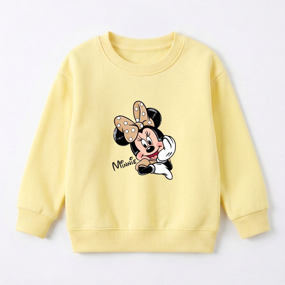 Minnie Mouse Sweat Shirt - Yellow