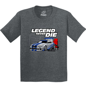 Figo Kids - Grey Legend Car T-Shirt