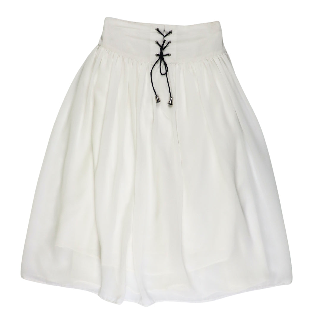 Figo - Elegant White Skirt