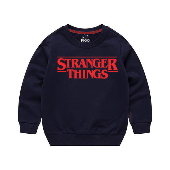 Figo - Dark Navy Stranger Things Sweat Shirt