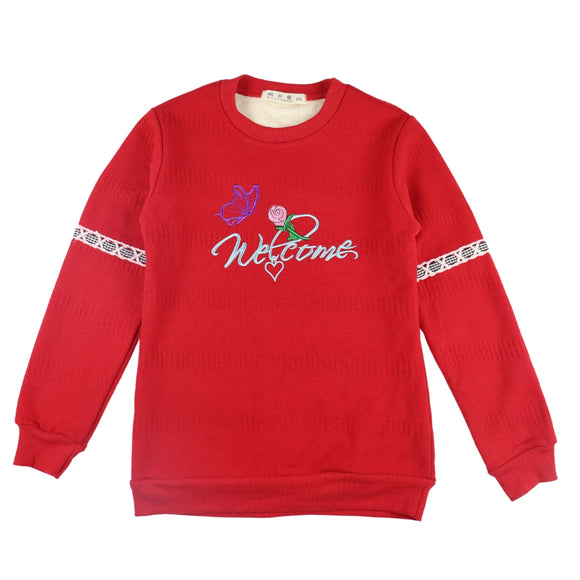 IMPORTED - Red Welcome Sweater