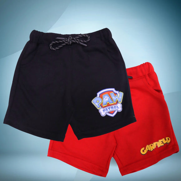 Figo - Pack of 2 Big Length Shorts - Garfield & P Patrol