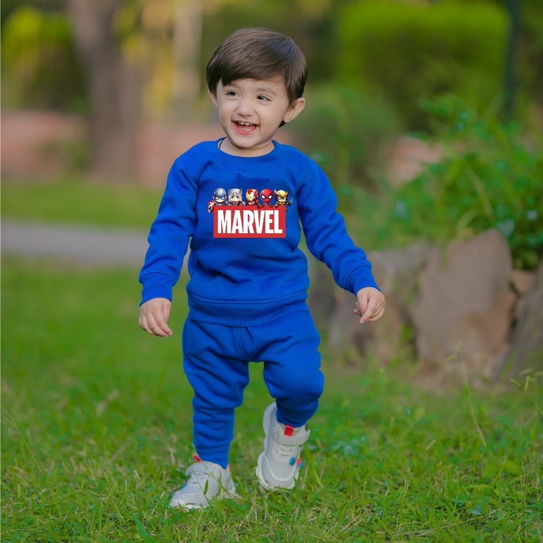 Figo - Royal Blue Super Heroes Track Suit – SuperCart.pk