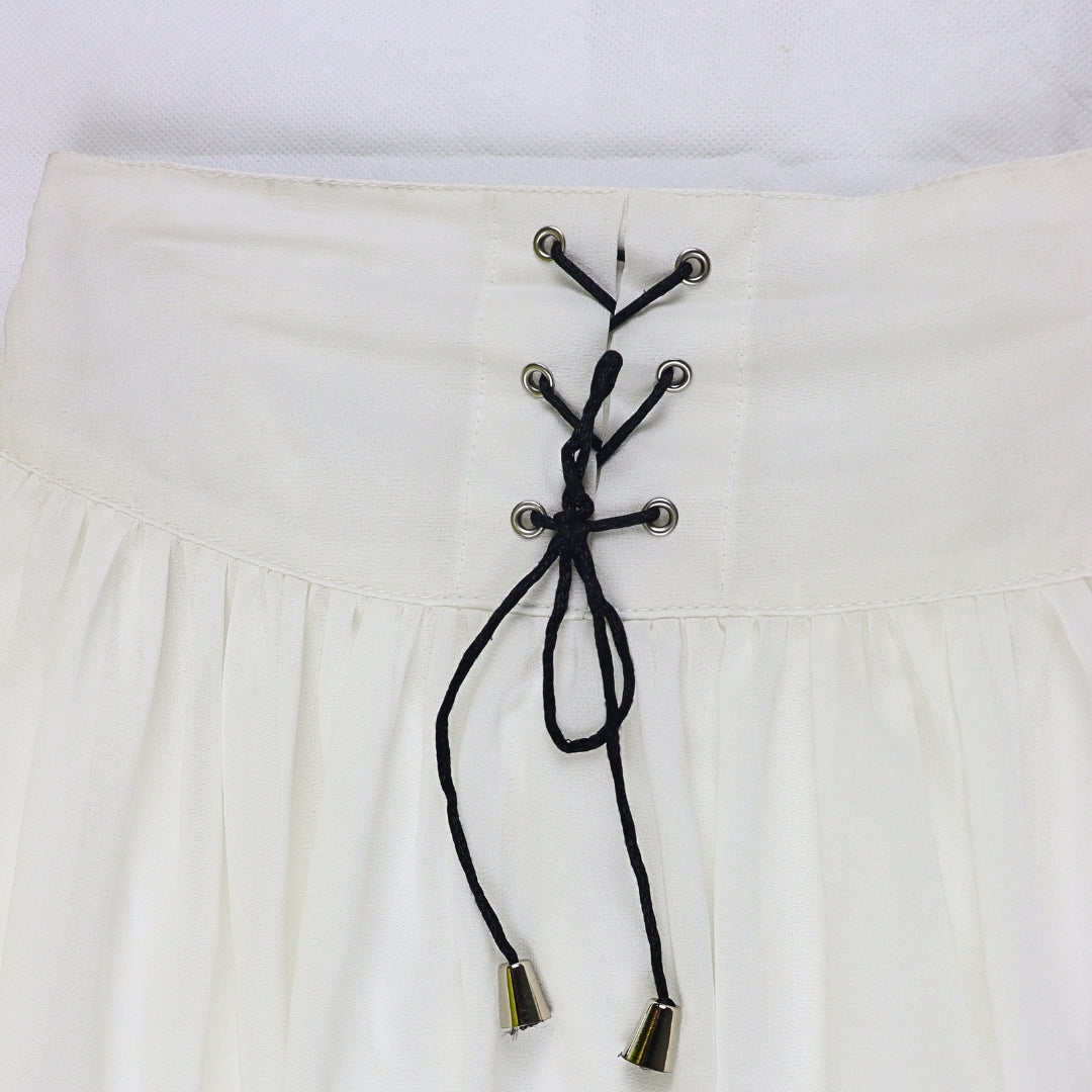 Figo - Elegant White Skirt
