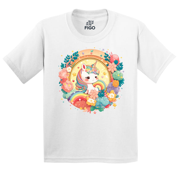 Figo Kids - White Unicorn T-Shirt