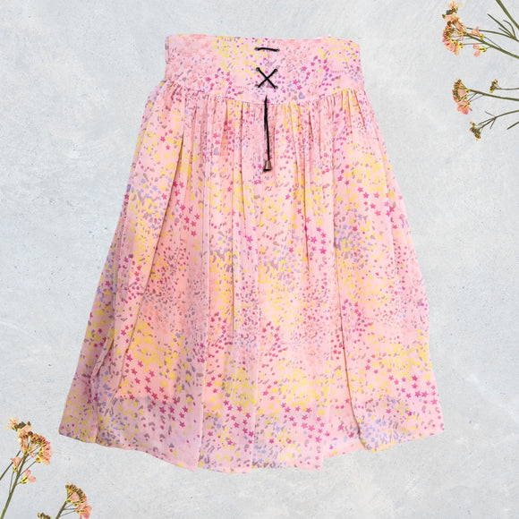 Figo - Pink Printed Skirt