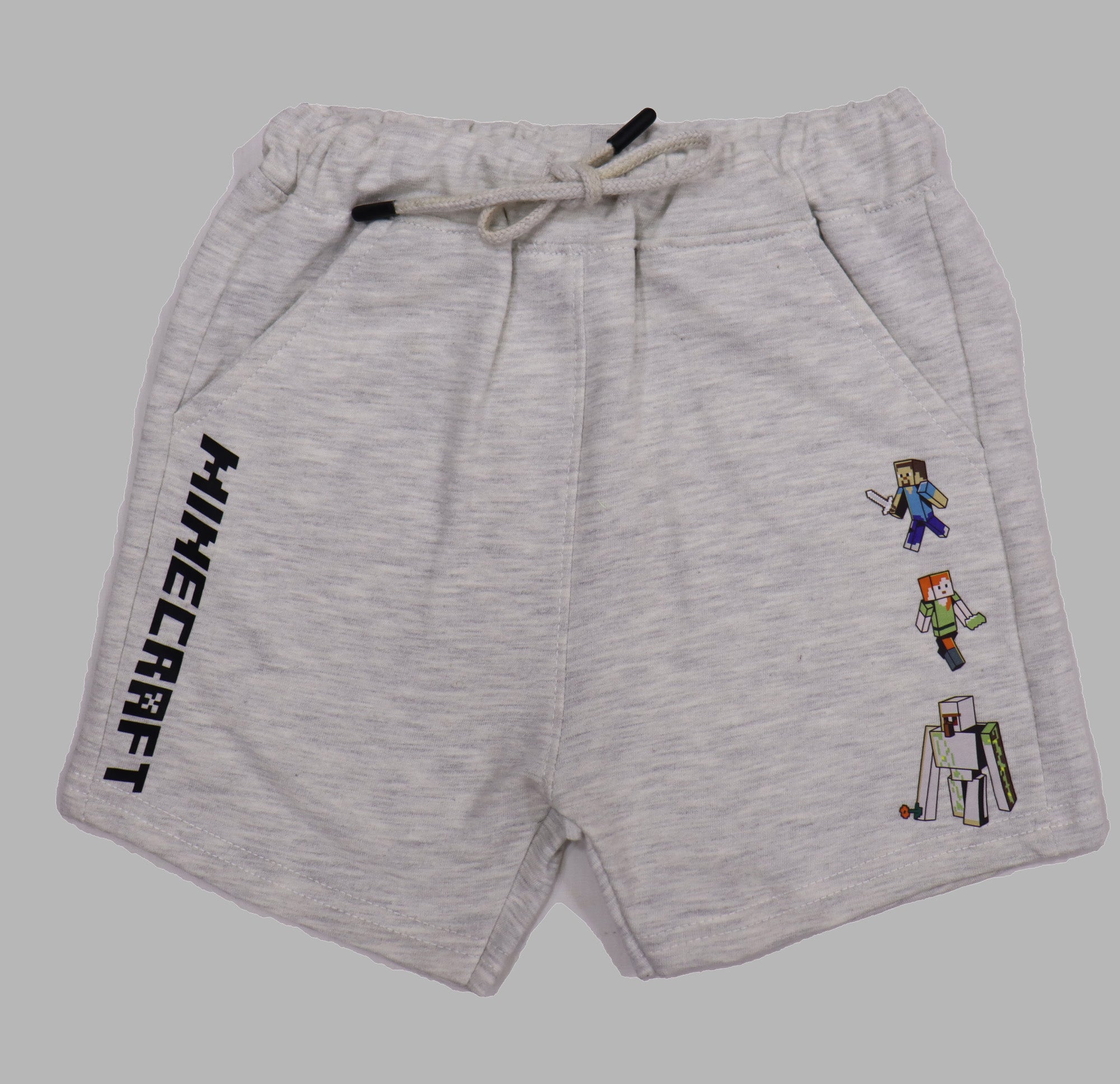 Figo -  Heather Grey MnCraft Short (1 to 10 Years)