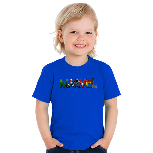 Figo Kids - Royal Blue Mrvl T-Shirt