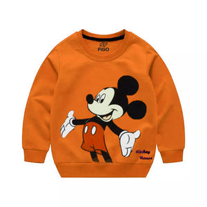 Figo - Mickey Mouse Sweat Shirt - Orange