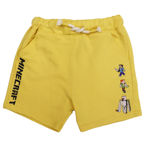 Figo -  Yellow MnCraft Short (1 to 10 Years)