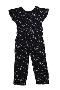 Figo - Black Printed Jumpsuit