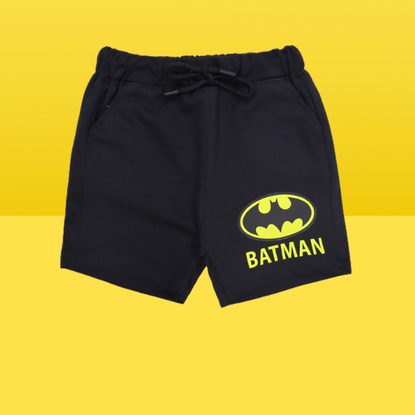 Figo -  Black Batman Short (1 to 10 Years)