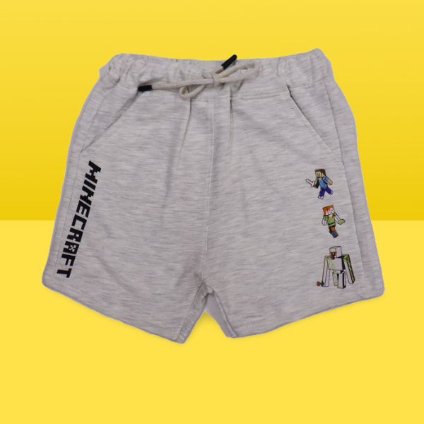 Figo -  Heather Grey MnCraft Short (1 to 10 Years)