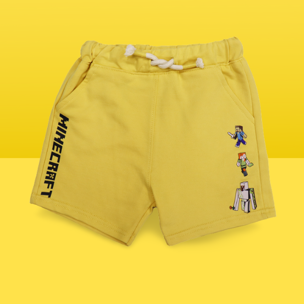 Figo -  Yellow MnCraft Short (1 to 10 Years)