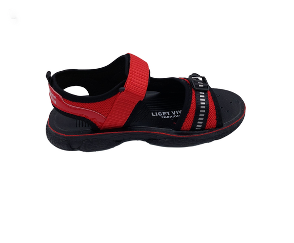 Imported - Red & Black Sport Sandal