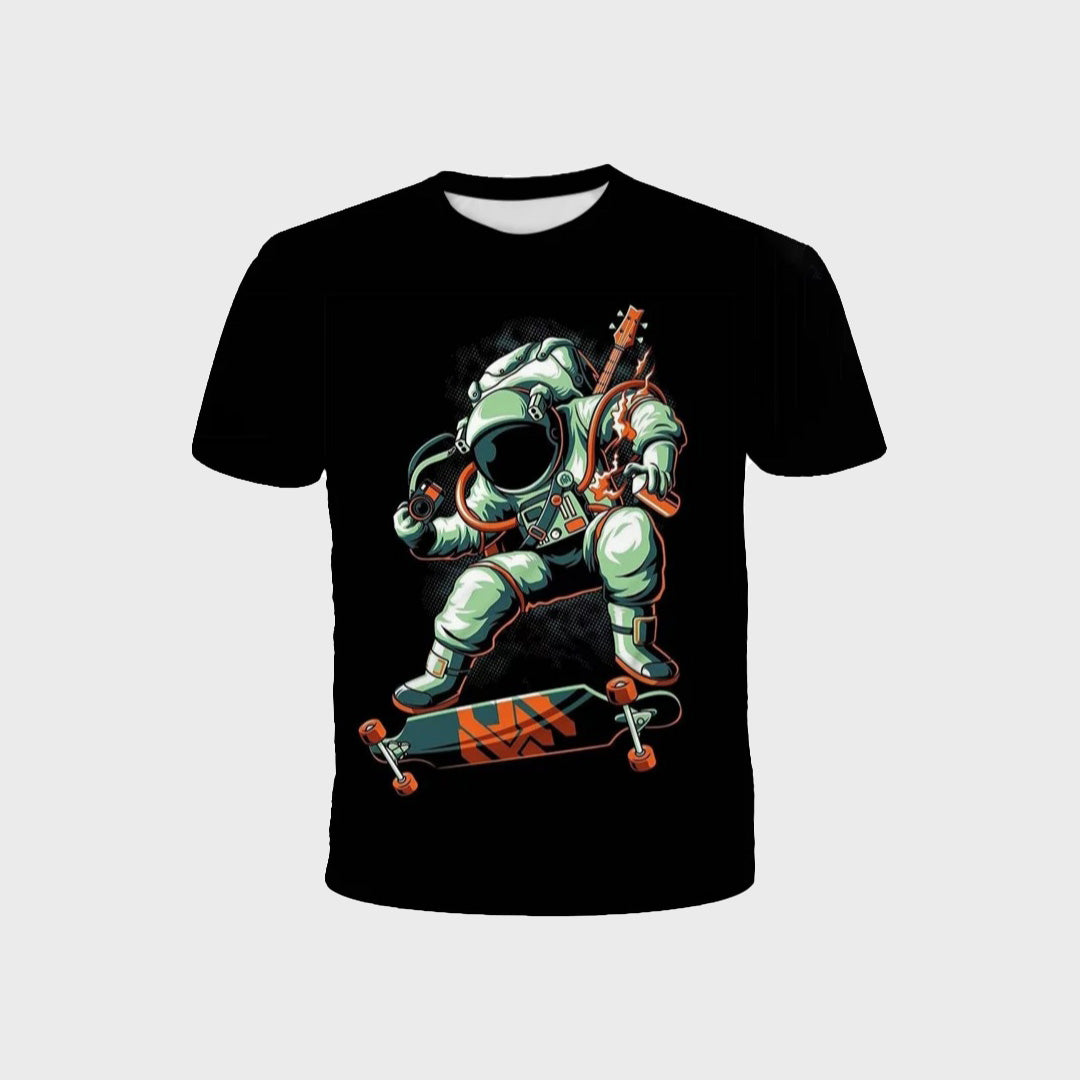 Figo Kids - Black Space Ninja T-Shirt