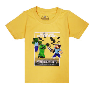 Figo Kids - Mncraft T-Shirt (Yellow)